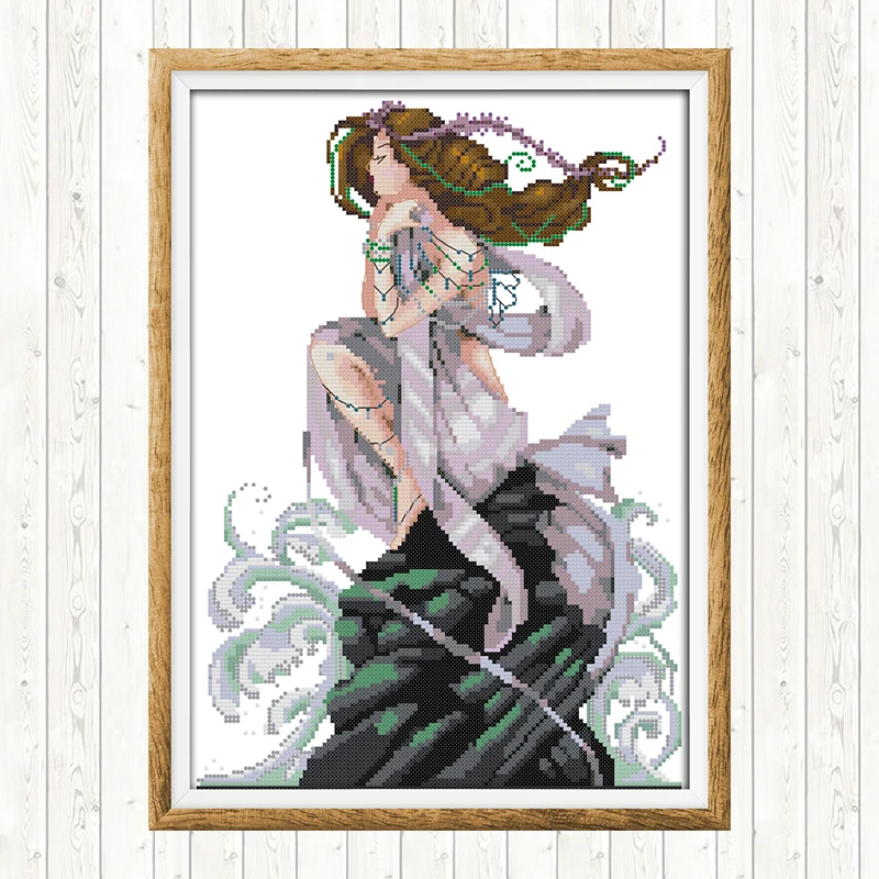 The Daughter of The Sea Patterns Kit Cross Stitch Kits Cotton Thread Embroidery Needlework Sets DIY Needlework Crafts Home Decor
The Daughter of The Sea Patterns Kit Cross Stitch Kits Cotton Thread Embroidery Needlework Sets DIY Needlework Crafts Home Decor