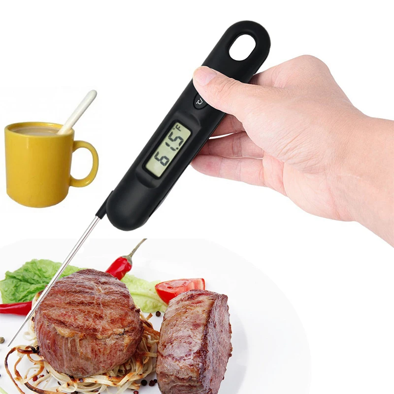 Barbecue Meat Thermometer Pen LED Electronic Digital Kitchen Foldable Probe For Liquid Barbecue Cooking Tools
Barbecue Meat Thermometer Pen LED Electronic Digital Kitchen Foldable Probe For Liquid Barbecue Cooking Tools