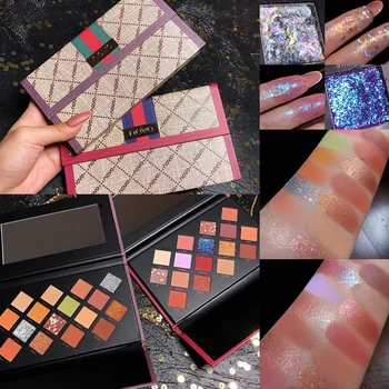 Professional 16Color Eyeshadow Pallete Shimmer Matte Glitter Eyeshadow Palette Waterproof Nude Metallic Pigmented Makeup Palette 
Professional 16Color Eyeshadow Pallete Shimmer Matte Glitter Eyeshadow Palette Waterproof Nude Metallic Pigmented Makeup Palette