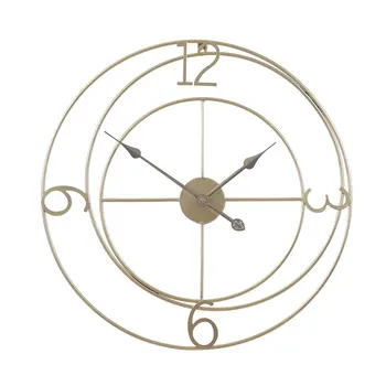 Hot 60cm 24 Inches European Style Wrought Iron Wall Clock Simple Silent Hanging Clock For Home Living Room Decoration - Golden
Hot 60cm 24 Inches European Style Wrought Iron Wall Clock Simple Silent Hanging Clock For Home Living Room Decoration - Golden