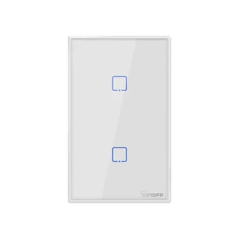 SONOFF T2US TX Wifi Smart Touch Wall Light Switch Border Smart Home 1/2/3 Gang 433 RF/Voice/APP Control US Standard
SONOFF T2US TX Wifi Smart Touch Wall Light Switch Border Smart Home 1/2/3 Gang 433 RF/Voice/APP Control US Standard