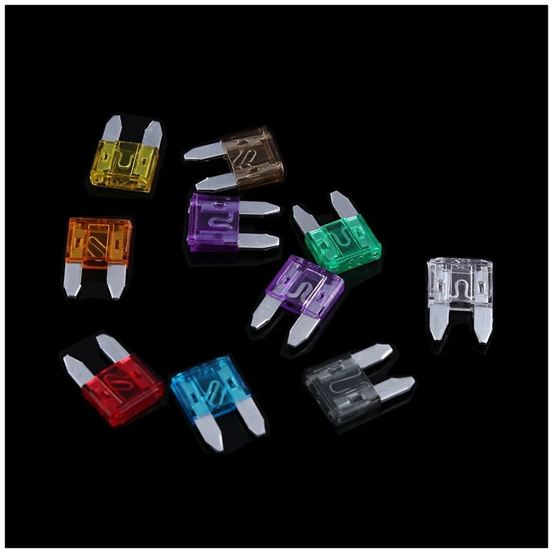 Hot Sale 100 Pcs Mini Blade Fuse 2/3/5/7.5/10/15/20/25/30/35Amp Assortment Blade Fuse kits For Truck Auto Car Motorcycle
Hot Sale 100 Pcs Mini Blade Fuse 2/3/5/7.5/10/15/20/25/30/35Amp Assortment Blade Fuse kits For Truck Auto Car Motorcycle
