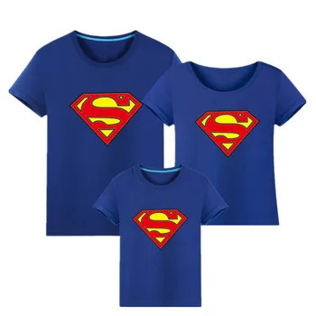 Mommy And Me Superman Family Matching T shirts Quality Cotton Summer Mother and Daughter Father and Son Clothes Print T-shirt 
Mommy And Me Superman Family Matching T shirts Quality Cotton Summer Mother and Daughter Father and Son Clothes Print T-shirt