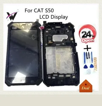 For CAT S50 LCD Display Digitizer Touch Panel Screen Assembly with Frame + Tools
For CAT S50 LCD Display Digitizer Touch Panel Screen Assembly with Frame + Tools