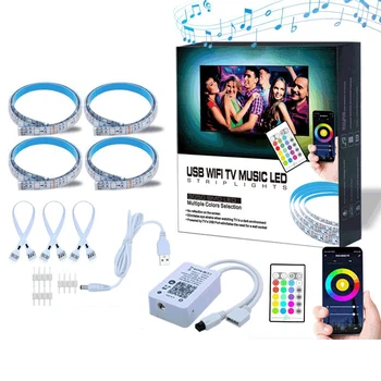 Tuya Smart Home Lamp Wifi TV Music LED Light 5050 Voice Sensor Controller LED Strip Sound IR Remote Control Practical Home Party
Tuya Smart Home Lamp Wifi TV Music LED Light 5050 Voice Sensor Controller LED Strip Sound IR Remote Control Practical Home Party