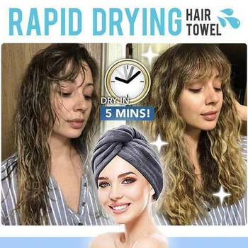 Magic Microfiber Hair Fast Drying Dryer Towel Bath Wrap Hat Quick Cap Turban Dry Shower Caps Hair Bonnets For Women
Magic Microfiber Hair Fast Drying Dryer Towel Bath Wrap Hat Quick Cap Turban Dry Shower Caps Hair Bonnets For Women