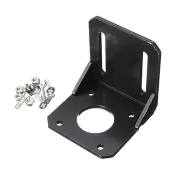42MM NEMA17 Stepper Motor Alloy Steel Mounting Bracket Practical And Solid With 5x5x5cm Screws For 3D Printer 
42MM NEMA17 Stepper Motor Alloy Steel Mounting Bracket Practical And Solid With 5x5x5cm Screws For 3D Printer