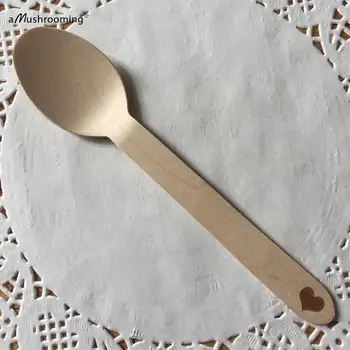 Biodegradable Wedding Party Wooden Spoons personalized text spoon Large Disposable garden party dessert Spoons 25 pcs/lot
Biodegradable Wedding Party Wooden Spoons personalized text spoon Large Disposable garden party dessert Spoons 25 pcs/lot