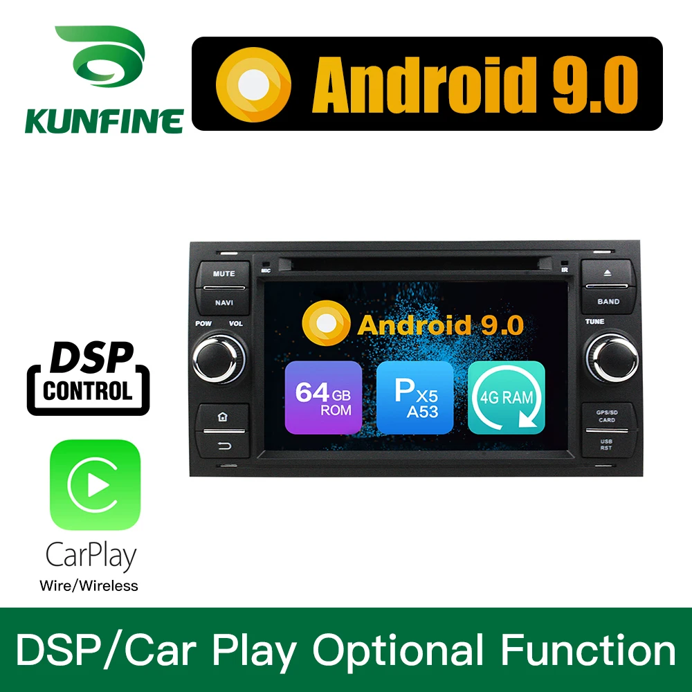 Android 9 0 Octa Core 4 Гб оперативной памяти 64 встроенной автомобильный DVD GPS мультимедиа