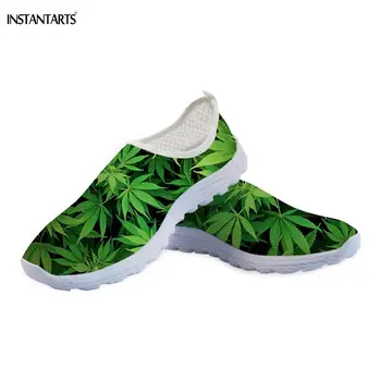 INSTANTARTS Green Weed Leaf/Maple Leaves Pattern Woman's Summer Slip On Running Shoes Breathable Athletic Sports shoes Sneakers
INSTANTARTS Green Weed Leaf/Maple Leaves Pattern Woman's Summer Slip On Running Shoes Breathable Athletic Sports shoes Sneakers