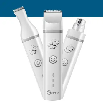 Pet USB Rechargeable Multifunctional Three-in-one Trimming Shaver Manicure Set Stainless Steel Cut Grooming for Home 
Pet USB Rechargeable Multifunctional Three-in-one Trimming Shaver Manicure Set Stainless Steel Cut Grooming for Home
