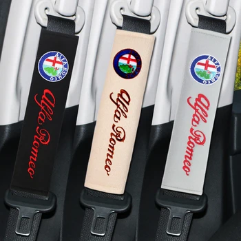 2pcs/set Car Safety Belt embroidery pattern seat belt covers for alfa romeo 159 147 156 giulietta 147 159 mito car styling 
2pcs/set Car Safety Belt embroidery pattern seat belt covers for alfa romeo 159 147 156 giulietta 147 159 mito car styling
