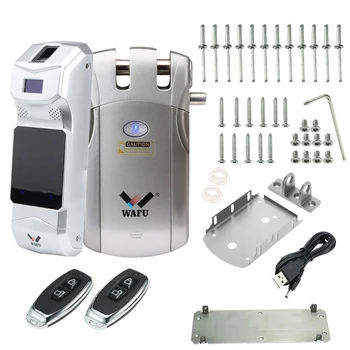 Wafu HF-019 Electric Door Lock Wireless Control With Remote Control Open & Close Smart Lock Home Security Door
Wafu HF-019 Electric Door Lock Wireless Control With Remote Control Open & Close Smart Lock Home Security Door