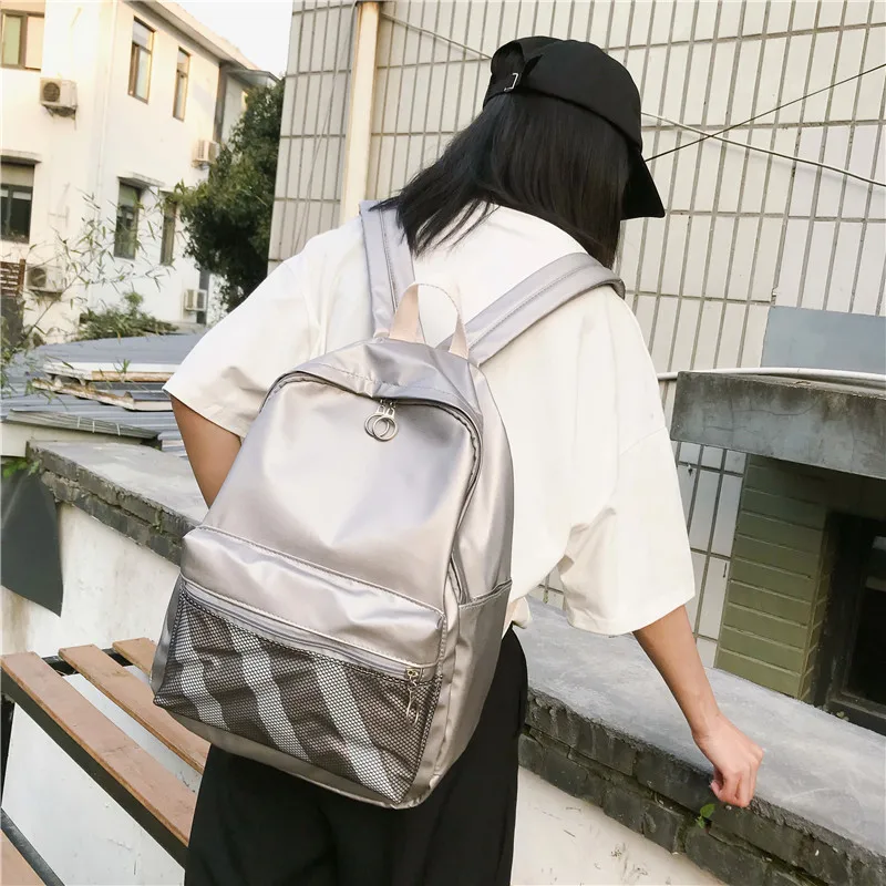 Nylon backpack 2019 new women's solid color backpack leisure daily travel student backpack
Nylon backpack 2019 new women's solid color backpack leisure daily travel student backpack