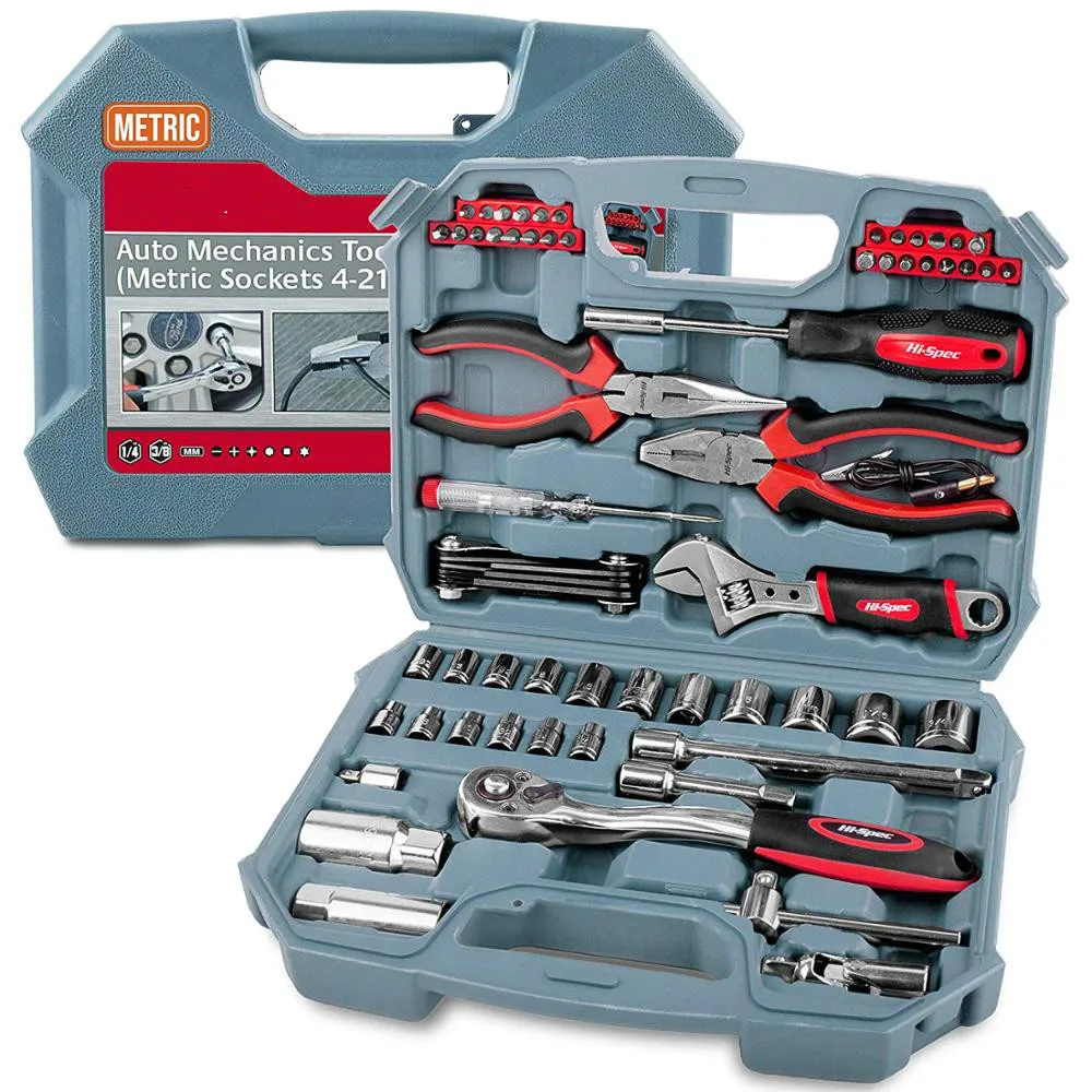 Hand Tool Kits Metric Multi-function Auto Car Repair Kit Garage Socket Wrench Sets Automotive Mechanics Home Case Metalworking
Hand Tool Kits Metric Multi-function Auto Car Repair Kit Garage Socket Wrench Sets Automotive Mechanics Home Case Metalworking
