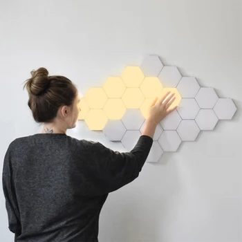 1/3/5pcs Quantum Night Lamp Creative Hexagonal LED Light Modularization Touch Sensitive Lamps for Home Wall Decoration
1/3/5pcs Quantum Night Lamp Creative Hexagonal LED Light Modularization Touch Sensitive Lamps for Home Wall Decoration