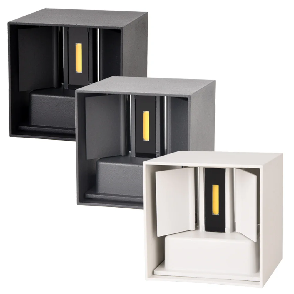 LED Wall Lamp IP65 Waterproof Indoor & Outdoor Aluminum Wall Light Surface Mounted Cube LED Garden Porch Light 12W Bedside Lamp
LED Wall Lamp IP65 Waterproof Indoor & Outdoor Aluminum Wall Light Surface Mounted Cube LED Garden Porch Light 12W Bedside Lamp