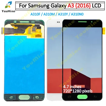 For Samsung A3 2016 A310 LCD Display Touch Screen Digitizer Assembly Replacement For Samsung A3 LCD A310F A310M A310Y
For Samsung A3 2016 A310 LCD Display Touch Screen Digitizer Assembly Replacement For Samsung A3 LCD A310F A310M A310Y