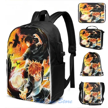 Funny Graphic print Haikyuu - Hinata & Kageyama USB Charge Backpack men School bags Women bag Travel laptop bag
Funny Graphic print Haikyuu - Hinata & Kageyama USB Charge Backpack men School bags Women bag Travel laptop bag