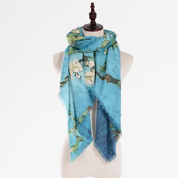 Luxury 2019 Autumn Winter Women Fashion Wool Scarf 130CM Super Large Cashmere Scarves Warm Plum Blossom Shawl Accessories
Luxury 2019 Autumn Winter Women Fashion Wool Scarf 130CM Super Large Cashmere Scarves Warm Plum Blossom Shawl Accessories