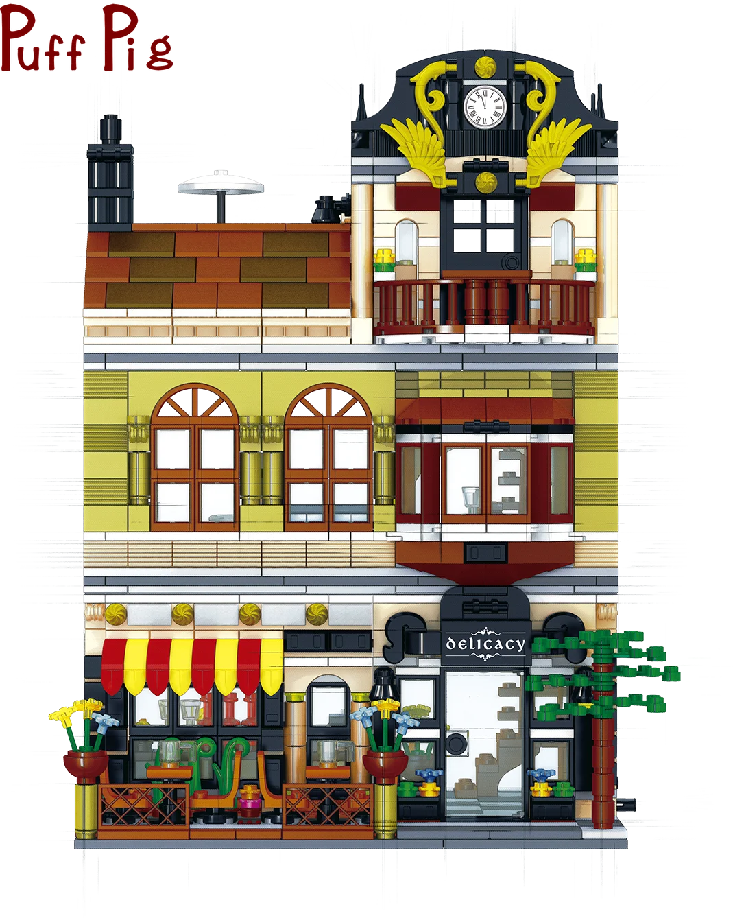 1326Pcs DIY Creative Building Blocks Xunwei Chinese Restaurant City Street View Series 3D Model Educational Toys Children Gift
1326Pcs DIY Creative Building Blocks Xunwei Chinese Restaurant City Street View Series 3D Model Educational Toys Children Gift