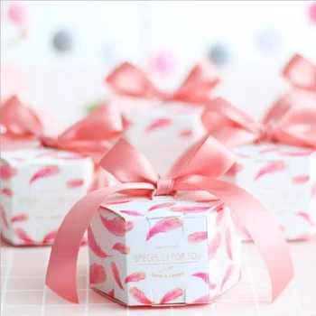 Pink,Silver,Green,Purple New Hexagon Wedding Favors and Gifts Box Paper Candy Boxes Chocolate Bags Baby Shown Party Supplies 
Pink,Silver,Green,Purple New Hexagon Wedding Favors and Gifts Box Paper Candy Boxes Chocolate Bags Baby Shown Party Supplies