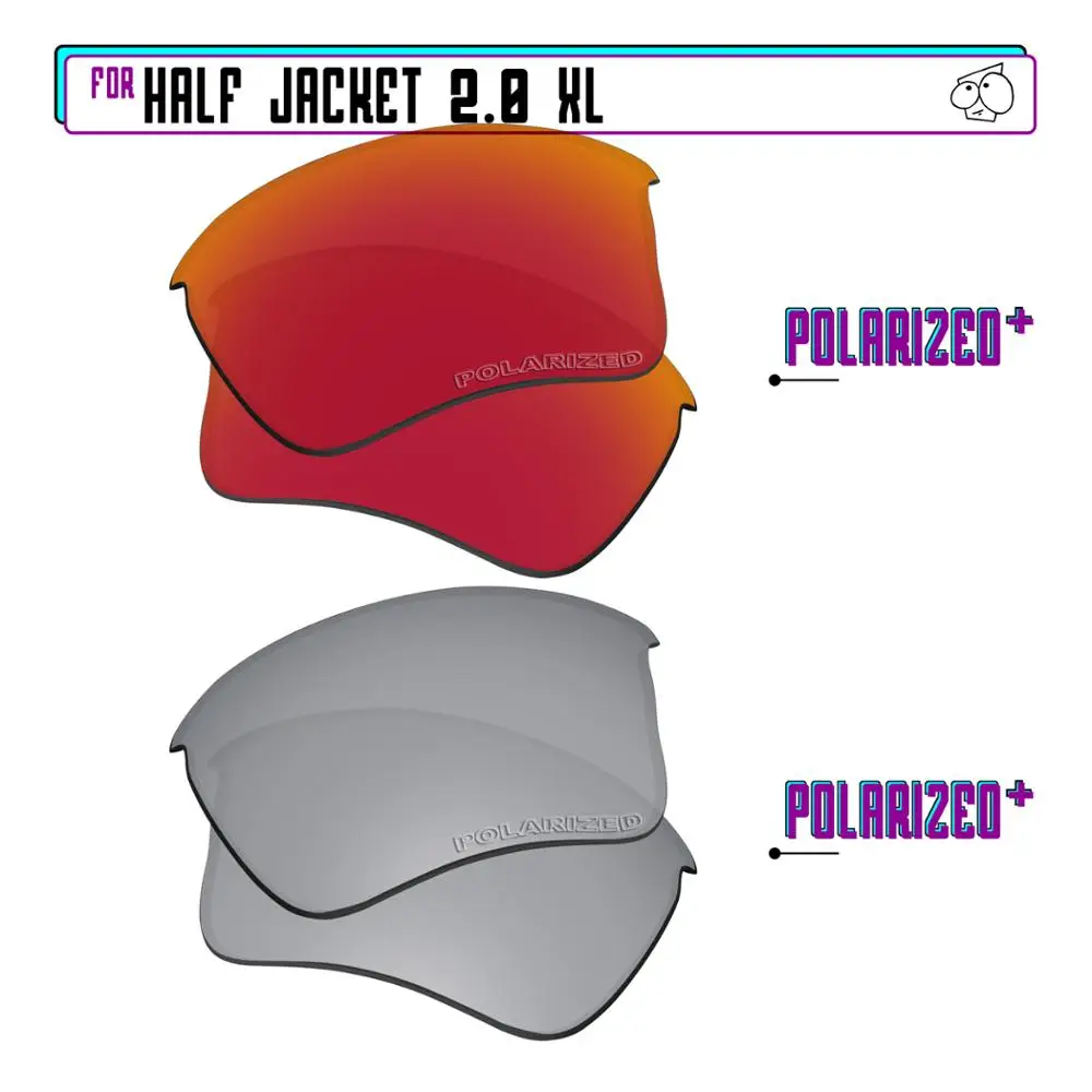 EZReplace Polarized Replacement Lenses for - Oakley Half Jacket 2.0 XL Sunglasses - Sir P Plus-RedP Plus
EZReplace Polarized Replacement Lenses for - Oakley Half Jacket 2.0 XL Sunglasses - Sir P Plus-RedP Plus