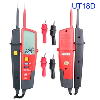 UNI-T Voltage Meter Testers continuity test waterproof RCD Tester Auto Range LCD/LED Detector Multi-meter UT18C/UT18D Mini
UNI-T Voltage Meter Testers continuity test waterproof RCD Tester Auto Range LCD/LED Detector Multi-meter UT18C/UT18D Mini