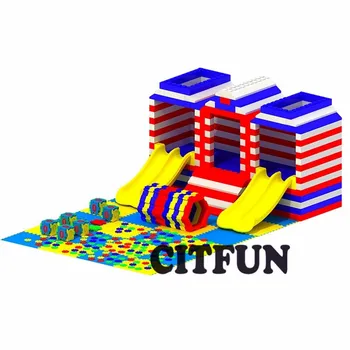 China factory Kids EPP foam blocks building educational Indoor playground with trampoline and ball pool
China factory Kids EPP foam blocks building educational Indoor playground with trampoline and ball pool