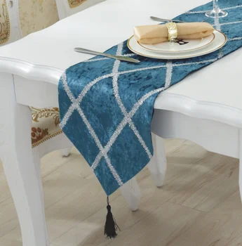 simple tablecloths decorated with long bed flags bed towel european diamond lattice table cloth table flags dinner party LFB768
simple tablecloths decorated with long bed flags bed towel european diamond lattice table cloth table flags dinner party LFB768