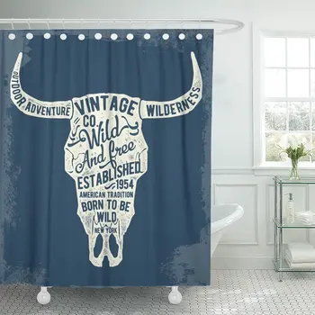 Shower Curtain with Hook Polyester Fabric Buffalo Vintage with Cow Skull for Design Other Uses Desert Western States Tribal
Shower Curtain with Hook Polyester Fabric Buffalo Vintage with Cow Skull for Design Other Uses Desert Western States Tribal