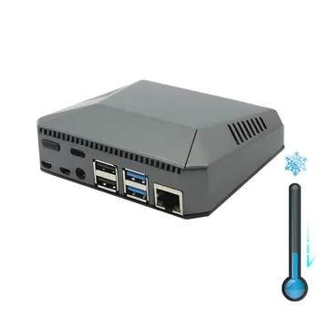 Raspberry Pi 4 Model B Case Aluminum Metal ABS Box Shell with Power Switch + Cooling Fan + Heat Sinks for Raspberry Pi 4
Raspberry Pi 4 Model B Case Aluminum Metal ABS Box Shell with Power Switch + Cooling Fan + Heat Sinks for Raspberry Pi 4