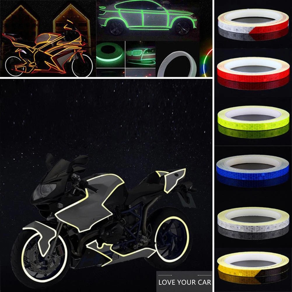 Car Reflective Stickers Luminous Tape DIY Motor Bike Truck Night Light Shining Warning Adhesive 8m Glow Paper Auto Accessories
Car Reflective Stickers Luminous Tape DIY Motor Bike Truck Night Light Shining Warning Adhesive 8m Glow Paper Auto Accessories