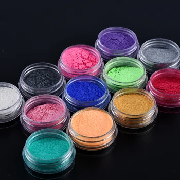 12 Color/Set Nail Glitter Polish Nail Art Powder Pigment Pearl Powder Eye Makeup Pigment for Nails DIY Decoration Tips
12 Color/Set Nail Glitter Polish Nail Art Powder Pigment Pearl Powder Eye Makeup Pigment for Nails DIY Decoration Tips