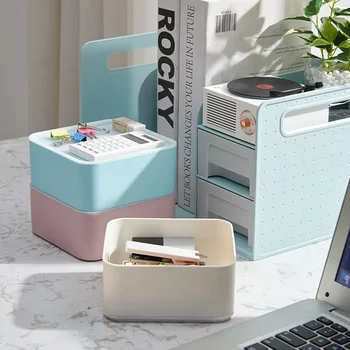 3 Sets of Solid-color Dust-proof Desktop Storage Boxes Drawers Small Pieces Organize Household Items Pill Box
3 Sets of Solid-color Dust-proof Desktop Storage Boxes Drawers Small Pieces Organize Household Items Pill Box