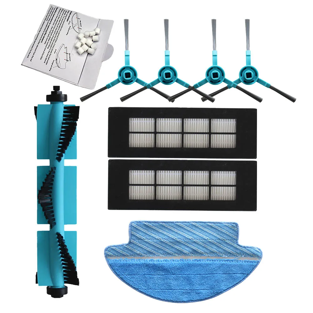 Description Picture 3 of itemRoller Main Roller Side Brush Hepa Air Filter Mop Cloth for Cecotec Conga 3090 Robot Vacuum Cleaner Replacement Parts