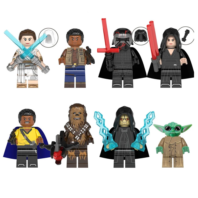 Star Wars Building Blocks Figure Model Dolls Baby Yoda Palpatine Drak Rey Chewbacca The Rise of Skywalke Bricks Toy Mini Figures
Star Wars Building Blocks Figure Model Dolls Baby Yoda Palpatine Drak Rey Chewbacca The Rise of Skywalke Bricks Toy Mini Figures