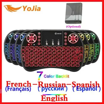 Russian English Spanish Hebrew French mini 2.4GHz Wireless Keyboard i8 Touchpad Backlight i8 keyboard For Android TV BOX PS3 PC
Russian English Spanish Hebrew French mini 2.4GHz Wireless Keyboard i8 Touchpad Backlight i8 keyboard For Android TV BOX PS3 PC