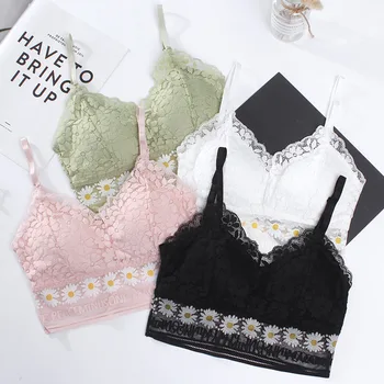 Explosion Models Little Daisy Lace Wrapped Chest Bra Live with a Cargo Outer Wear Underwear Teenage Hanging 7688
Explosion Models Little Daisy Lace Wrapped Chest Bra Live with a Cargo Outer Wear Underwear Teenage Hanging 7688