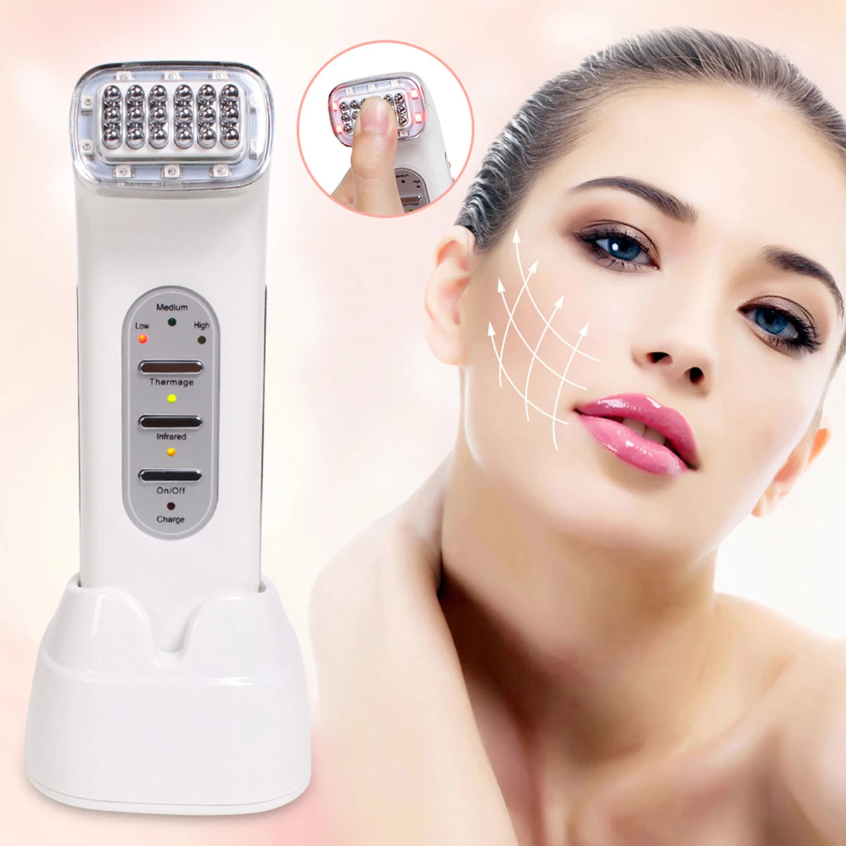 Mesotherapy RF Radio Frequency Far-infrared Wave Therapy Facial Wrinkle Removal Skin Tightening Device Face Lifting Face Slimmer
Mesotherapy RF Radio Frequency Far-infrared Wave Therapy Facial Wrinkle Removal Skin Tightening Device Face Lifting Face Slimmer