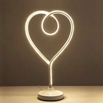 Modern Heart Shape Indoor Lighting Table Lamp Creative Eye Protection Bedside Lamp LED Decorative Night Light Home Party Decor
Modern Heart Shape Indoor Lighting Table Lamp Creative Eye Protection Bedside Lamp LED Decorative Night Light Home Party Decor
