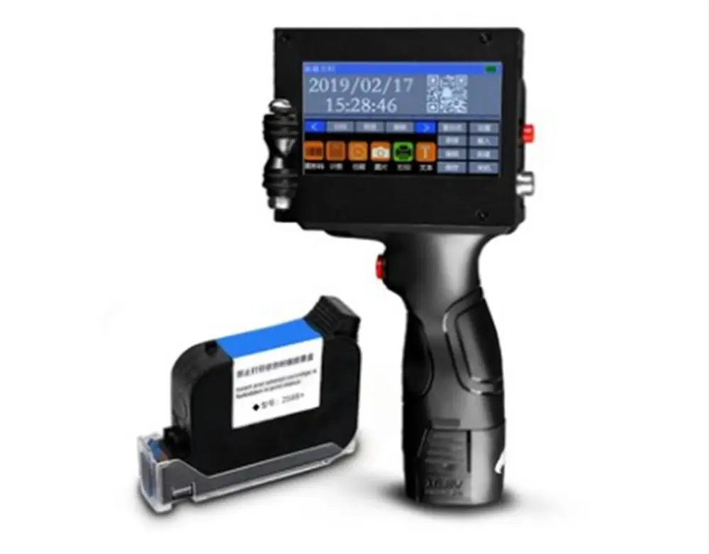 Handheld HY-3II intelligent inkjet printer Small machine product date food packaging code machine batch number sweep spray
Handheld HY-3II intelligent inkjet printer Small machine product date food packaging code machine batch number sweep spray