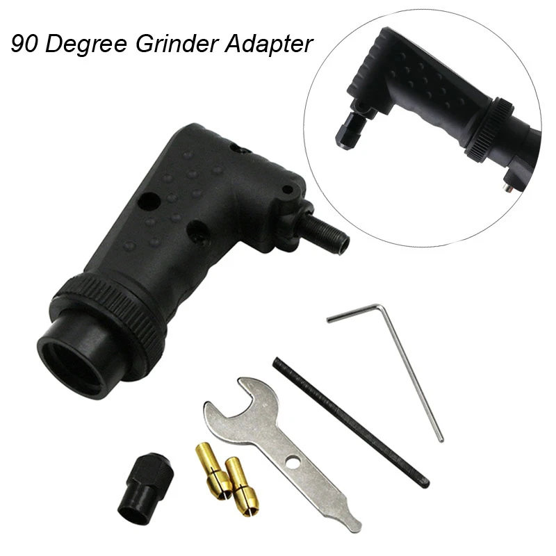 90 Degree Right Angle Driver Converter Rotary Tool Attachment for Dremel Electric Grinding Kit Abrasive Woodworking Accessories
90 Degree Right Angle Driver Converter Rotary Tool Attachment for Dremel Electric Grinding Kit Abrasive Woodworking Accessories
