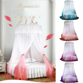 Elegant LED String Light Mosquito Net Gradient Canopy Curtain Around Dome Mosquito Net Crib Netting Hanging Tent Decoration D30
Elegant LED String Light Mosquito Net Gradient Canopy Curtain Around Dome Mosquito Net Crib Netting Hanging Tent Decoration D30