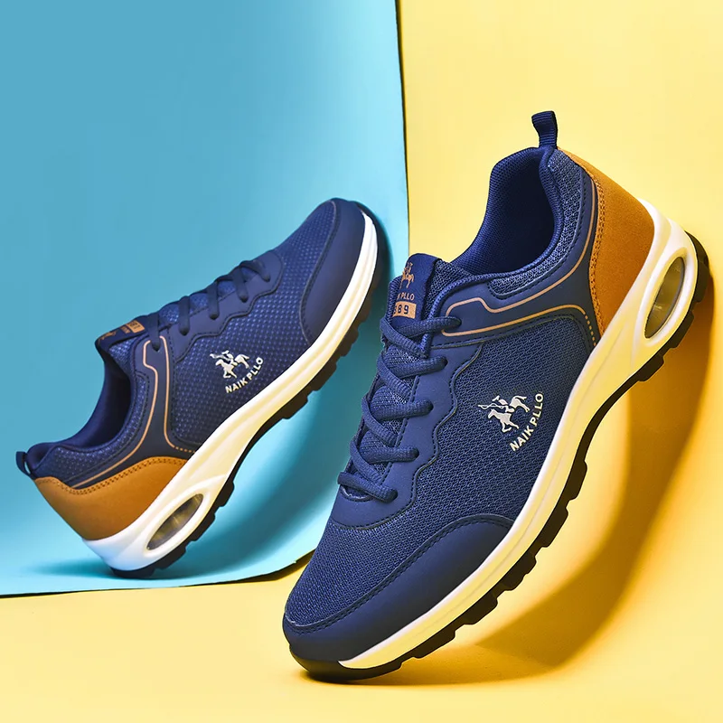 2020 Men Breathable Golf Shoes Blue Summer Mesh Sport Trainers for Golf Spikeless Sneakers Anti Slip Walking Shoes for Mens
2020 Men Breathable Golf Shoes Blue Summer Mesh Sport Trainers for Golf Spikeless Sneakers Anti Slip Walking Shoes for Mens