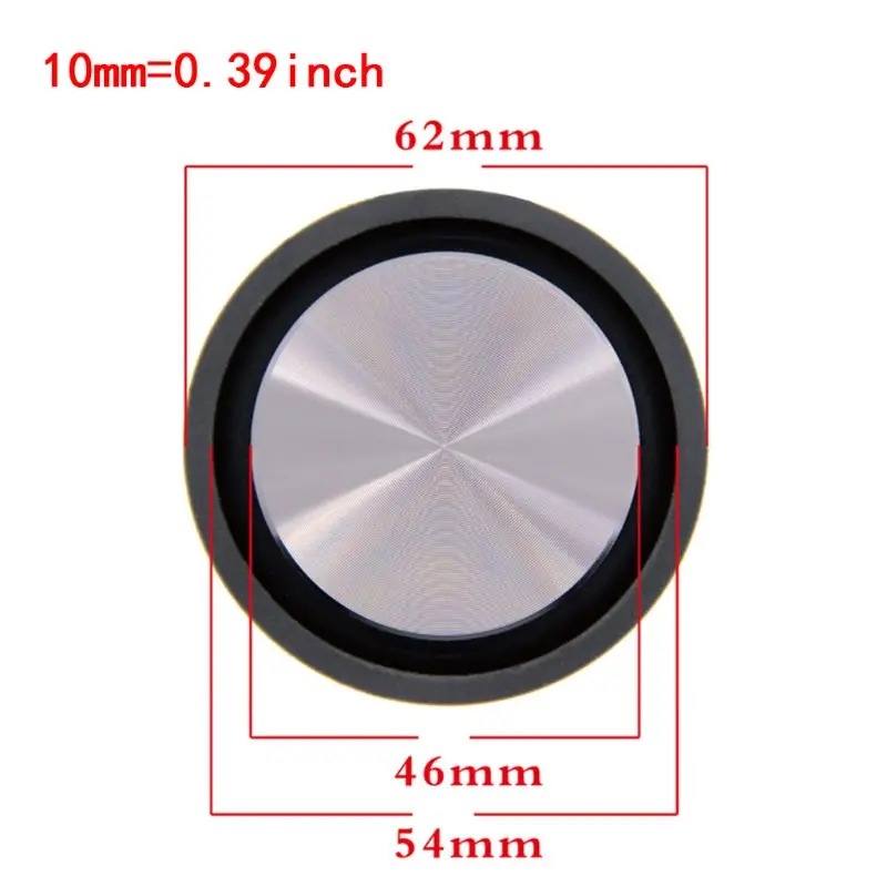 2PCS Rubber Metal Low Frequency Passive Bass Radiator Speaker Diaphragm Auxiliary Strengthen Woofer Vibration Membranes
2PCS Rubber Metal Low Frequency Passive Bass Radiator Speaker Diaphragm Auxiliary Strengthen Woofer Vibration Membranes