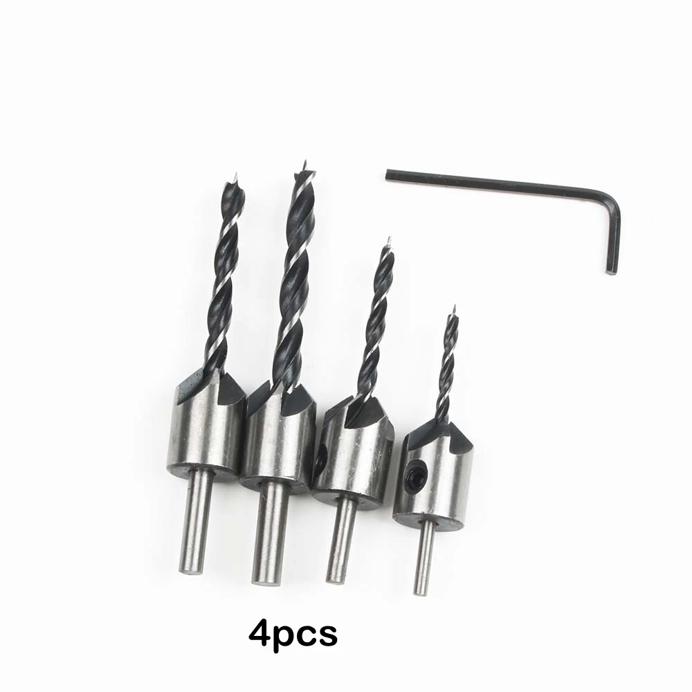 5 Flute Countersink Drill Bit Set Reamer Woodworking Chamfer New Home Tools 
5 Flute Countersink Drill Bit Set Reamer Woodworking Chamfer New Home Tools