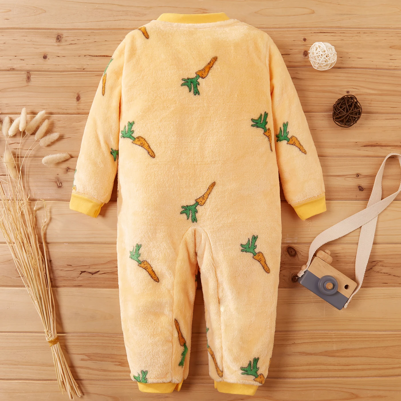 PatPat 2020 New Winter Baby Fruit Fleece Jumpsuit for Baby Unisex Clothes PatPat 2020 New Winter Baby Fruit Fleece Jumpsuit for Baby Unisex Clothes
