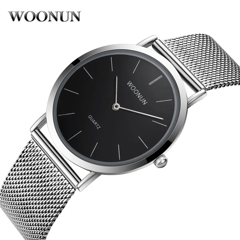 Men Classic Watches WOONUN Luxury Brand Ultra Thin Wrist Watches Fashion Male Clock Steel Mesh Band Men Quartz Watches Bracelet
Men Classic Watches WOONUN Luxury Brand Ultra Thin Wrist Watches Fashion Male Clock Steel Mesh Band Men Quartz Watches Bracelet