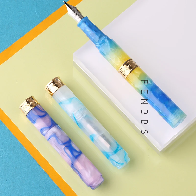 PENBBS 471 Short MINI Fountain Pen F/M Nib Ink Pens for Writing Resin Dropper Portable Pocket Pen with Original Box Creative
PENBBS 471 Short MINI Fountain Pen F/M Nib Ink Pens for Writing Resin Dropper Portable Pocket Pen with Original Box Creative